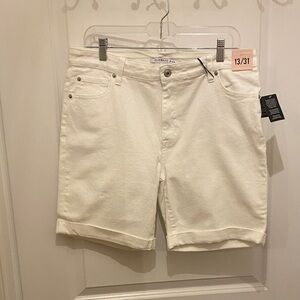 Celebrity Pink Ivory Denim Shorts